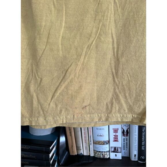 🐿️ NWOT Nirvana Yellow Mineral Wash Graphic Short Sleeve Tee Unisex Small - Picture 5 of 7